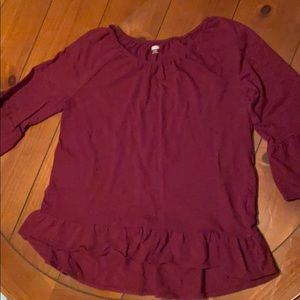 Old Navy Plum top